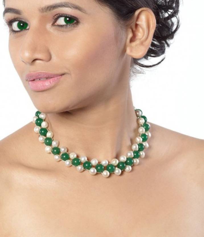9ct Gold Green Agate & CZ Pendant Necklace – John Ross Jewellers